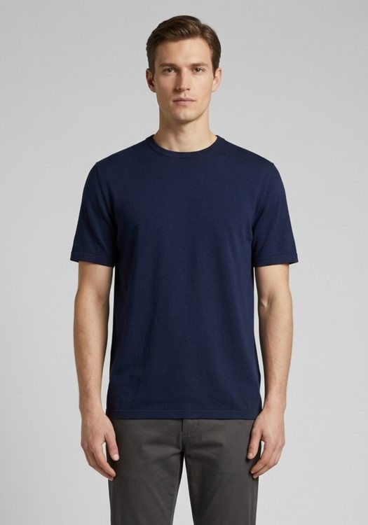 Daniel Hechter Κοντομάνικη T-shirt της σειράς Jersey Double Pack  - 76001 122915 690 Blue