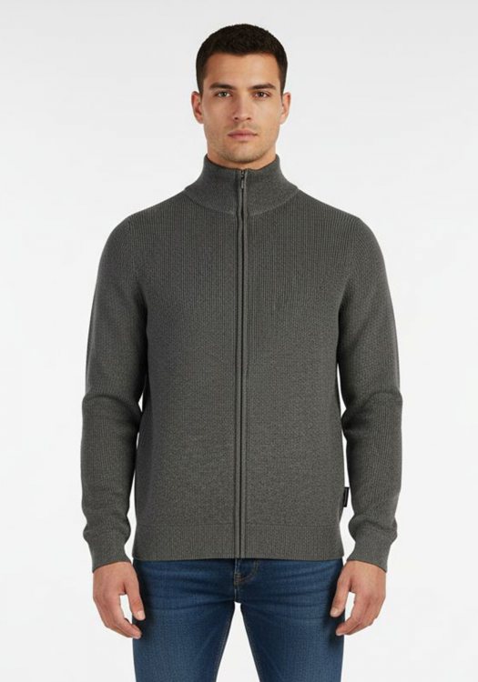 Daniel Hechter Ζακέτα της σειράς Knit Zip - 65004 152801 970 Anthracite