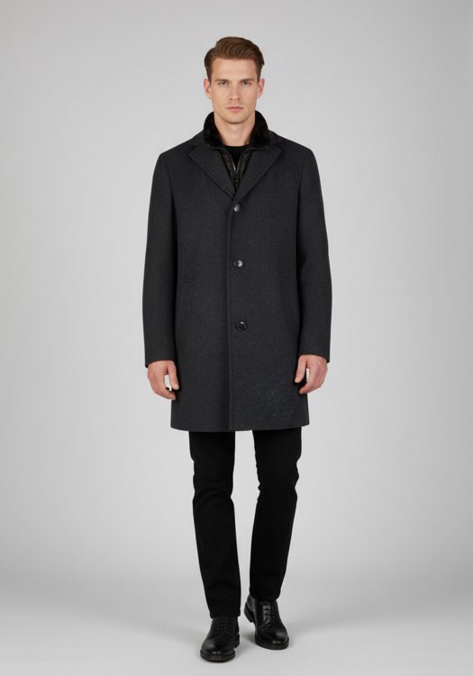 Daniel Hechter Παλτό της σειράς Coat - 45014 142270 970 Anthracite