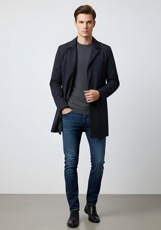 Daniel Hecter Καπαρντίνα της σειράς Coat - Blue