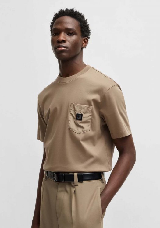 HUGO Κοντομάνικη T-shirt της σειράς Dombiro - 50536347 219 Brown