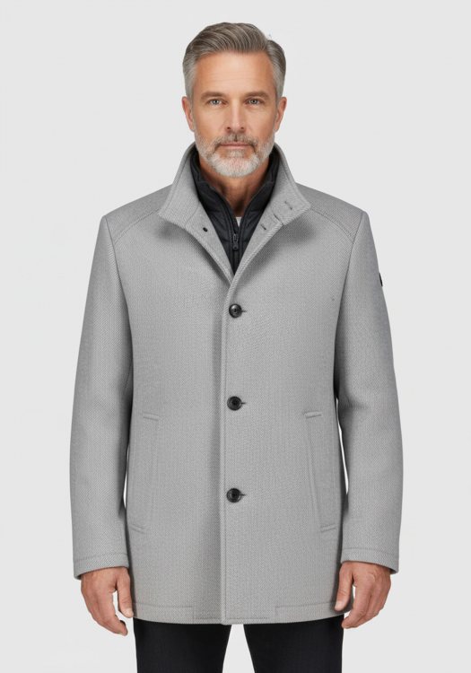 Donders Παλτό της σειράς Hybrid  - 21807 911 Light Grey