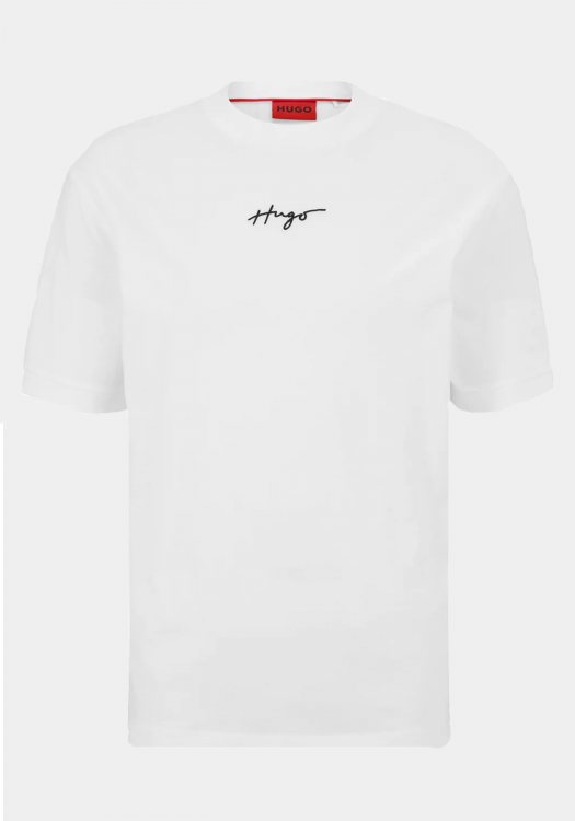 HUGO Κοντομάνικη T-shirt της σειράς Dontevideo - 50486471 100 White
