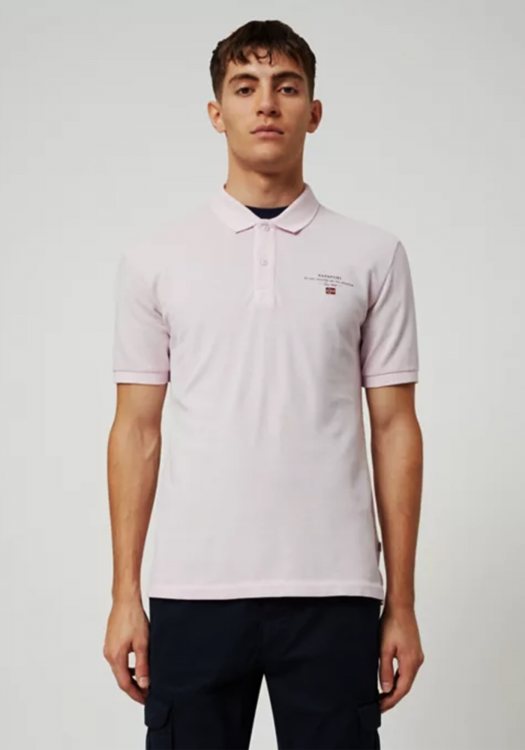 Short sleeve polo shirt Elbas 3 - Pink