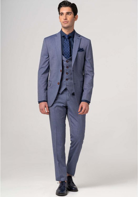 Fragosto Κοστούμι της σειράς Suit - FRS998 10 04 Blue