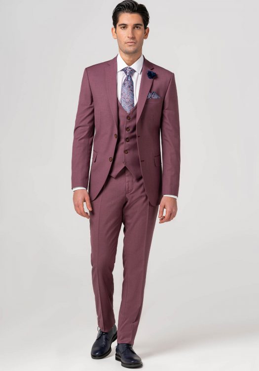 Fragosto Κοστούμι της σειράς Suit - FRS998 121 01 Wine