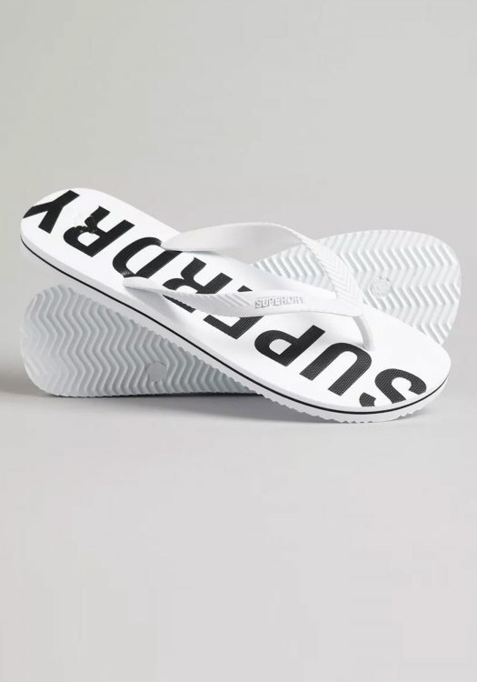 Superdry Σαγιονάρες Θαλάσσης της σειράς Essential Flip Flop - MF310186A  01C Optic White