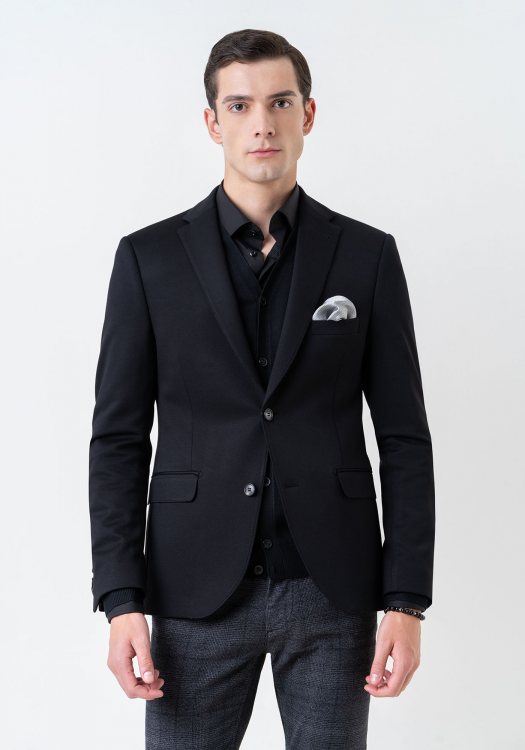 Fragosto Σακάκι της σειράς Pecos - FRB23 3841 021 001 Black