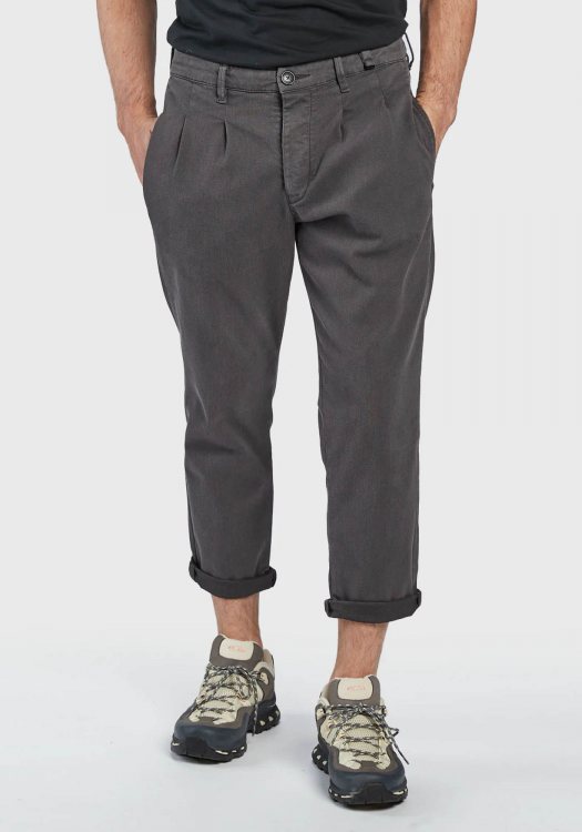 GABBA Παντελόνι της σειράς Firenze - 10733 9900 Dark Grey