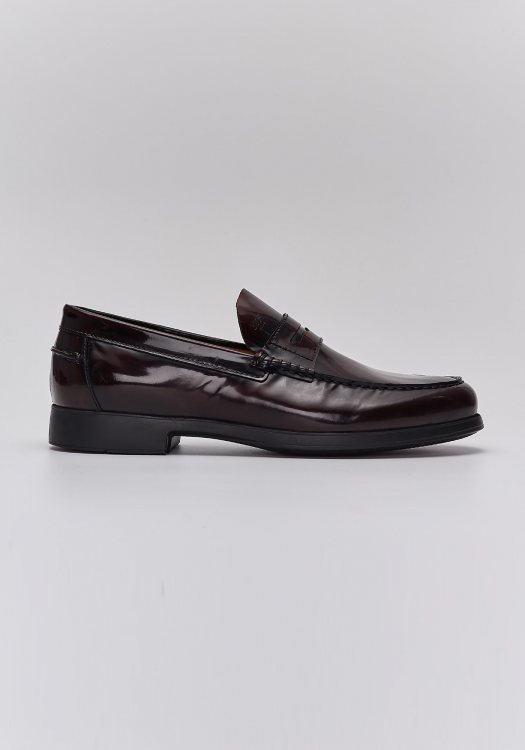 BOSS Shoes Δερμάτινα Loafers της σειράς Flo - U6487 Bordo Florentik