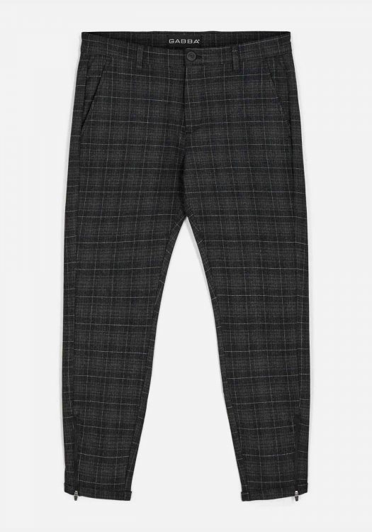 GABBA Pisa Παντελόνι της σειράς Folle - 10188 073 Black Check