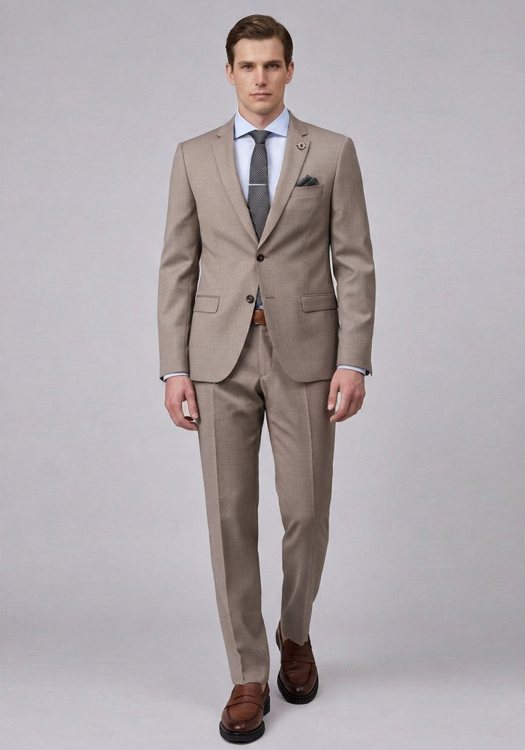 Fragosto 2 Pieces Κοστούμι της σειράς Willie - FRS2324 4940W 122 004 Light Sand