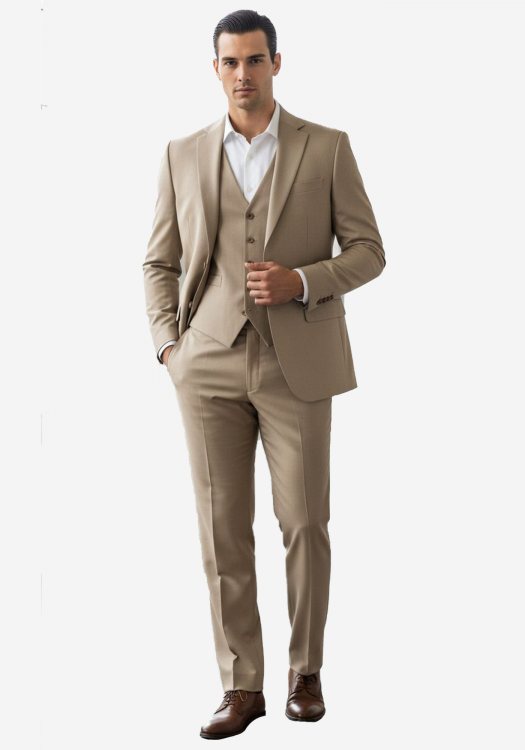 Fragosto 3 Pieces Κοστούμι της σειράς Mason - FRS2425 2506 4 Mocha