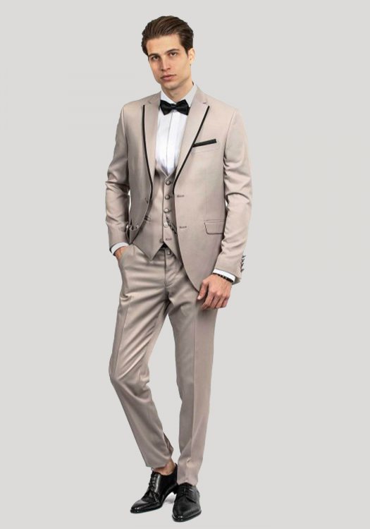 Fragosto Smokin της σειράς Suit - TUX1784 Ecru