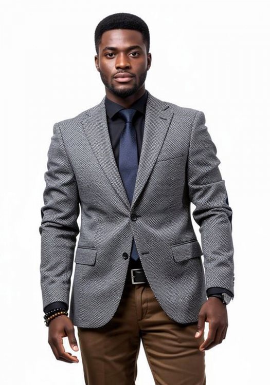 Fragosto Σακάκι Blazer της σειράς Micro - M6472M380 Navy