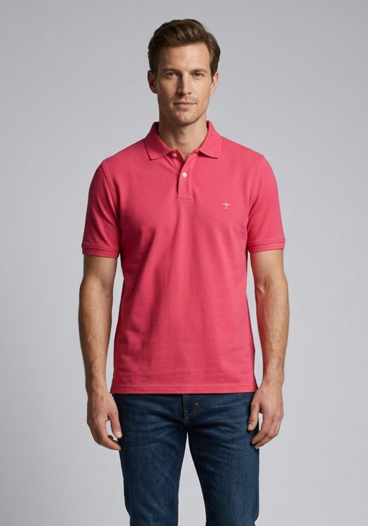 Fynch Hatton Basic Polo Μπλούζα Supima - 1120 1700  426 Flamingo 