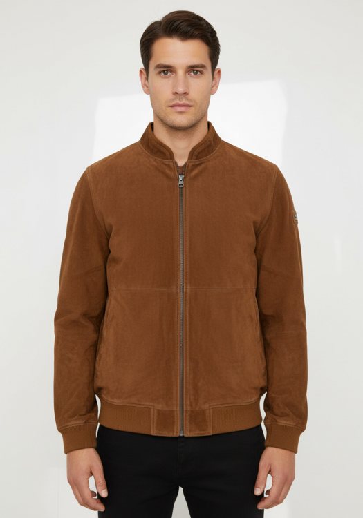 Fynch Hatton Jacket της σειράς College Blouson - 1409 2200 804 Hazel