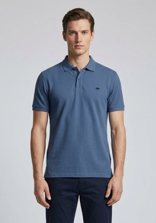 Fynch Hatton Polo Μπλούζα Sanforized - 1613 1733 655 Horizon