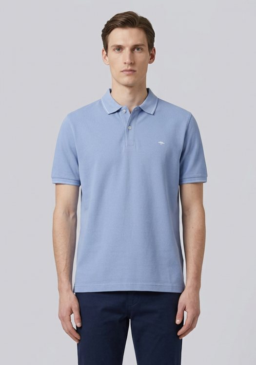 Fynch Hatton Polo Μπλούζα Supima - 1603 1702 653 New breeze