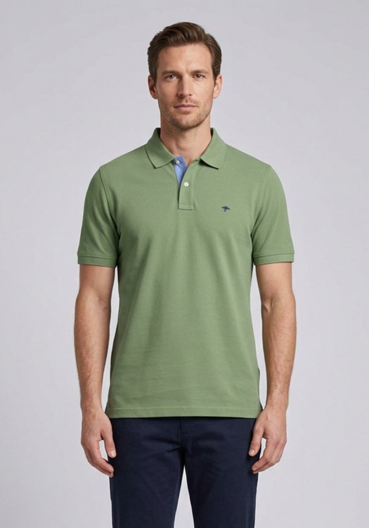 Fynch Hatton Polo Μπλούζα Supima Cotton - 9613 1700 740 Avocado