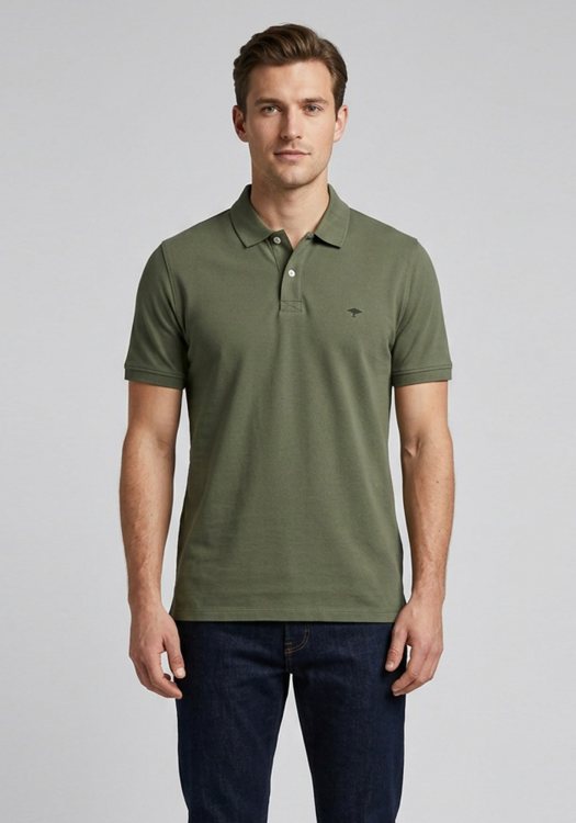 Fynch Hatton Polo Supima Cotton - 1313 1511 701 Dusty Olive