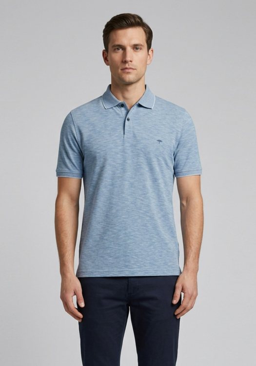 Fynch Hatton Polo Μπλούζα σε Regular Fit - 1120 1750 Midnight