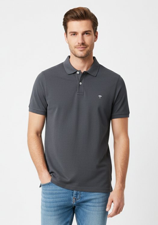 Fynch Hatton Polo της σειράς Supima - 1000 1700 970 Asphalt