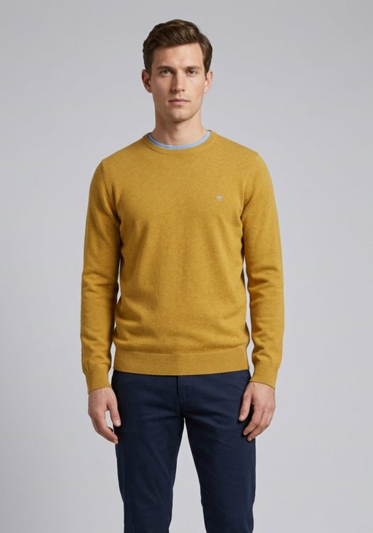 Fynch Hatton Pullover Basic - 1213 210 132 Mustard 