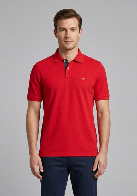 Fynch Hatton Regular Fit Polo - 1120 1702 Flamingo