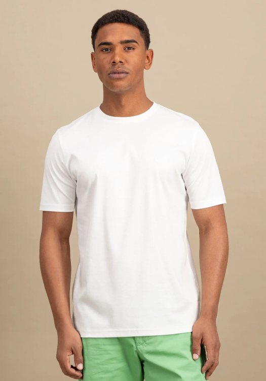 Fynch Hatton T Shirt της σειράς Mercerized - 1504 1322 802 White