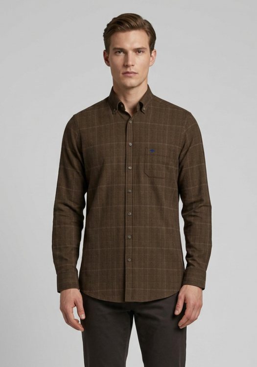 Fynch Hatton Πουκάμισο Corduroy - 1609 8820 867 Tobacco