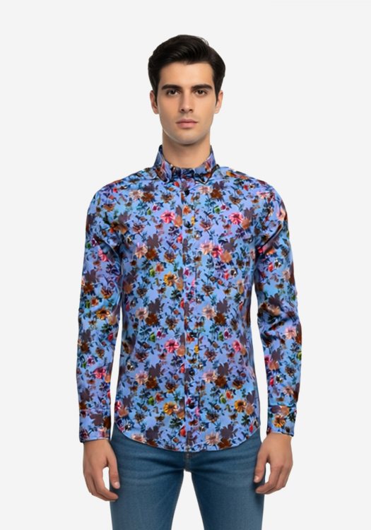 Fynch Hatton Πουκάμισο της σειράς Premium Sost - 1122 6000 6000 Flower Print