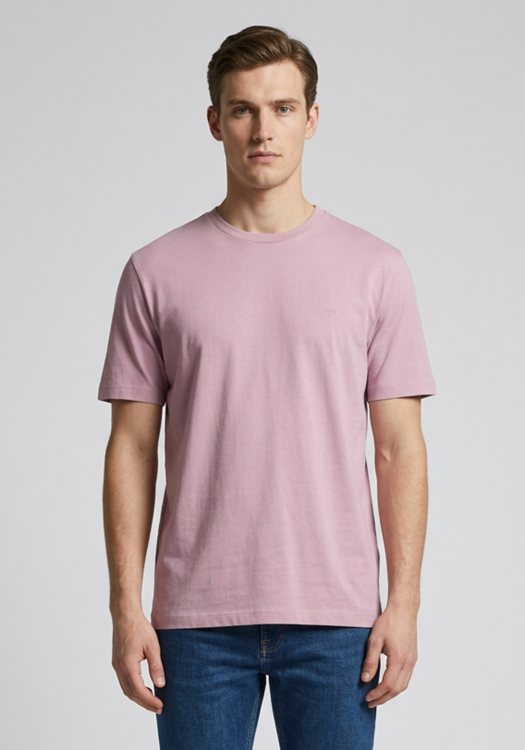 Fynch Hatton Μπλούζα Sanforized - 1613 1900 464 Magnolia