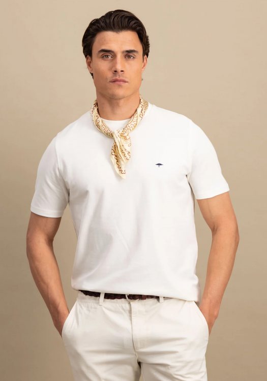 Fynch Hatton Μπλούζα της σειράς Basic - 1503 1707 824 New Offwhite