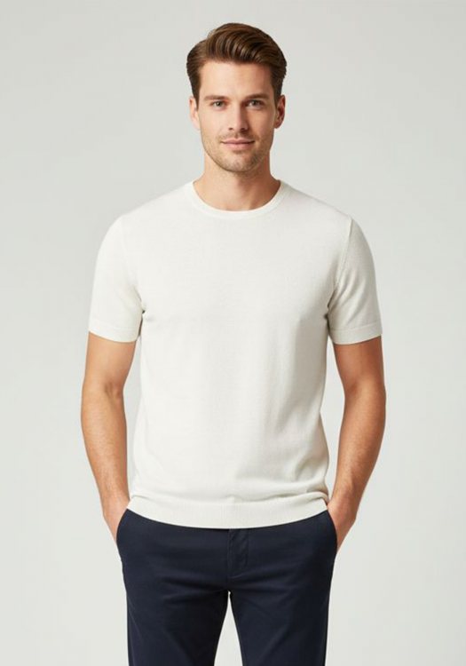 Fynch Hatton Μπλούζα της σειράς Knit - 1503 701 824 New Offwhite
