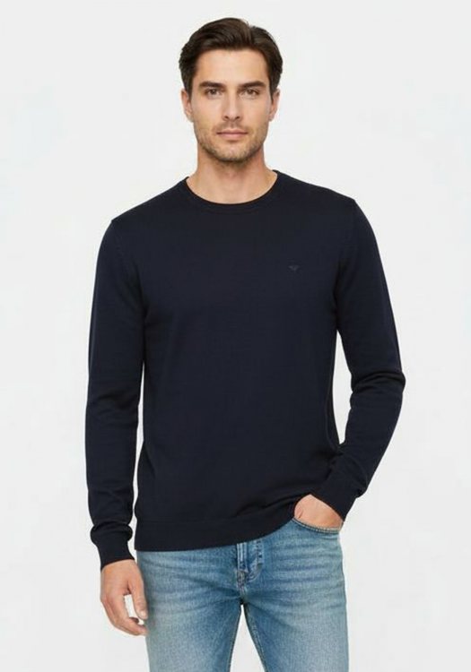 Fynch Hatton Πλεκτή μπλούζα της σειράς Sweater - 1410 300 690 Navy