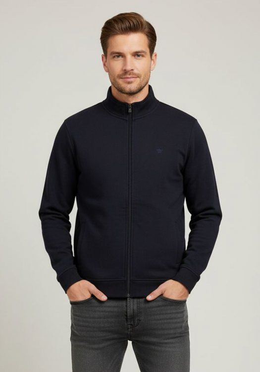 Fynch Hatton Ζακέτα της σειράς Cardigan Zip - 1314 1266 685 Navy