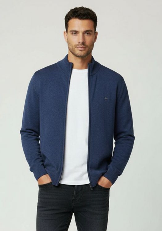 Fynch Hatton Ζακέτα της σειράς Cardigan Zip - SFPK212 680 Night