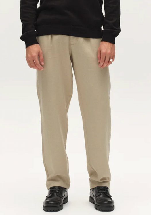 GABBA Λινό Παντελόνι GABnapoli 19 - 11953 7018 Alpha Green