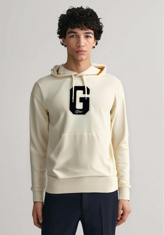 GANT Hoodie της σειράς Badge - 2067092 G0130 Cream