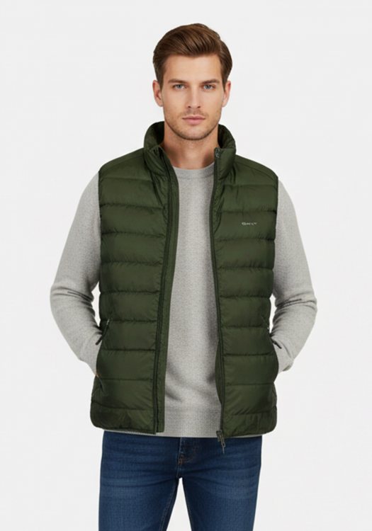 GANT Αμάνικο Μπουφάν της σειράς Light Down - 7006527 360 Newbury Beige