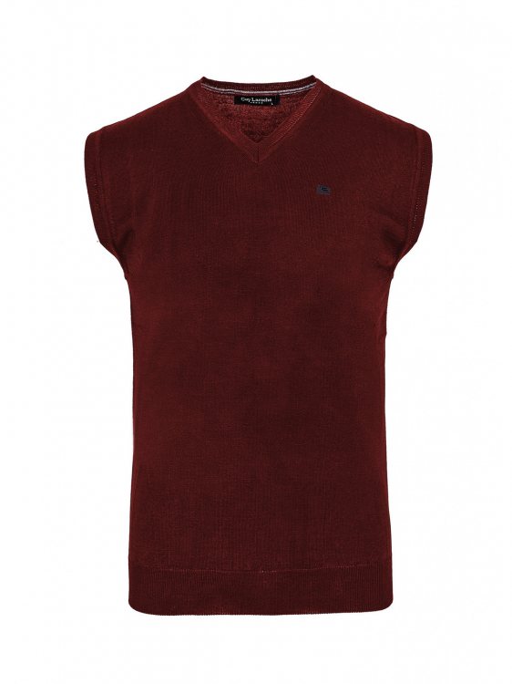 Guy Laroche Αμάνικο Pullover σε κανονική γραμμή - GL0327808 Red