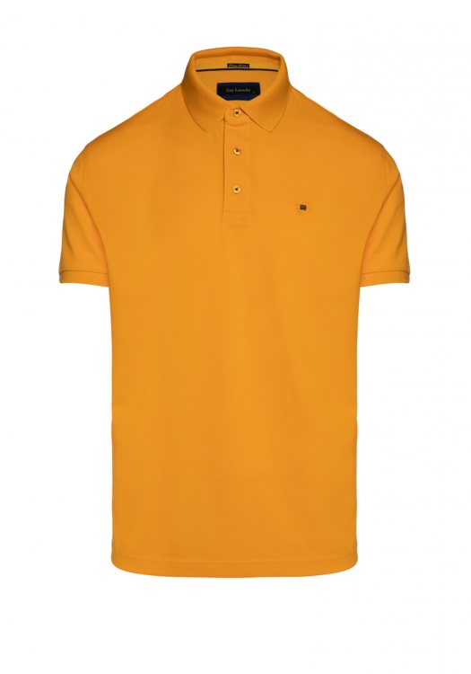 Guy Laroche Polo Μπλούζα της σειράς Pima Cotton σε κανονική γραμμή - GL2119090 015 Yellow