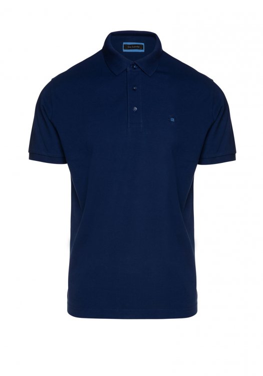 Guy Laroche  Polo Μπλούζα της σειράς Pima Cotton σε κανονική γραμμή - GL2119090 24 Blue