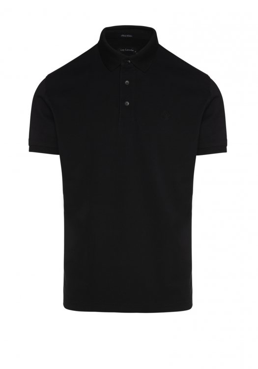 Guy Laroche  Polo Μπλούζα της σειράς Pima Cotton σε κανονική γραμμή - GL2219090 017 Black