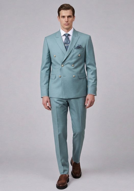 Guy Laroche Κοστούμι της σειράς Cross - GLDS11138 10957 20 Light Green