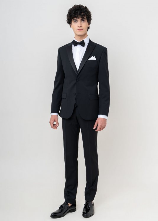 Guy Laroche 3 Pieces Κοστούμι της σειράς Check - GLES11109 10856R 344 Black