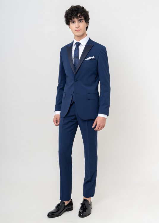 Guy Laroche 3 Pieces Κοστούμι της σειράς Check - GLES11109 10856R 5390 Blue