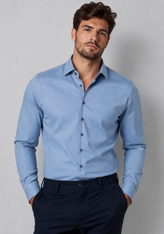 Guy Laroche Πουκάμισο Basic - GLFS18286 /SL 6 Sky Light