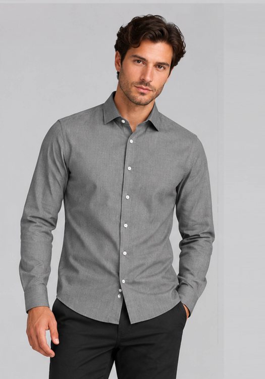 Guy Laroche Πουκάμισο Basic - GLFW28237/BD 1 5 Grey